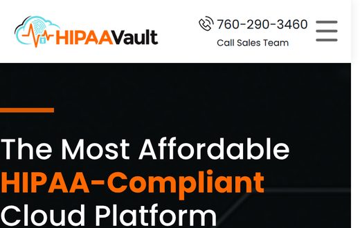 Page-speed audit for hipaavault.com